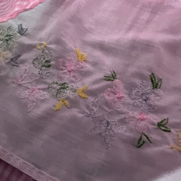 Girls vintage Embroidered Dress Easter - Picture 6 of 10